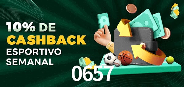 10% de bônus de cashback na 0657